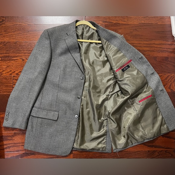 NWT axcess a claiborne company blazer men gray size 44L - Picture 3 of 11